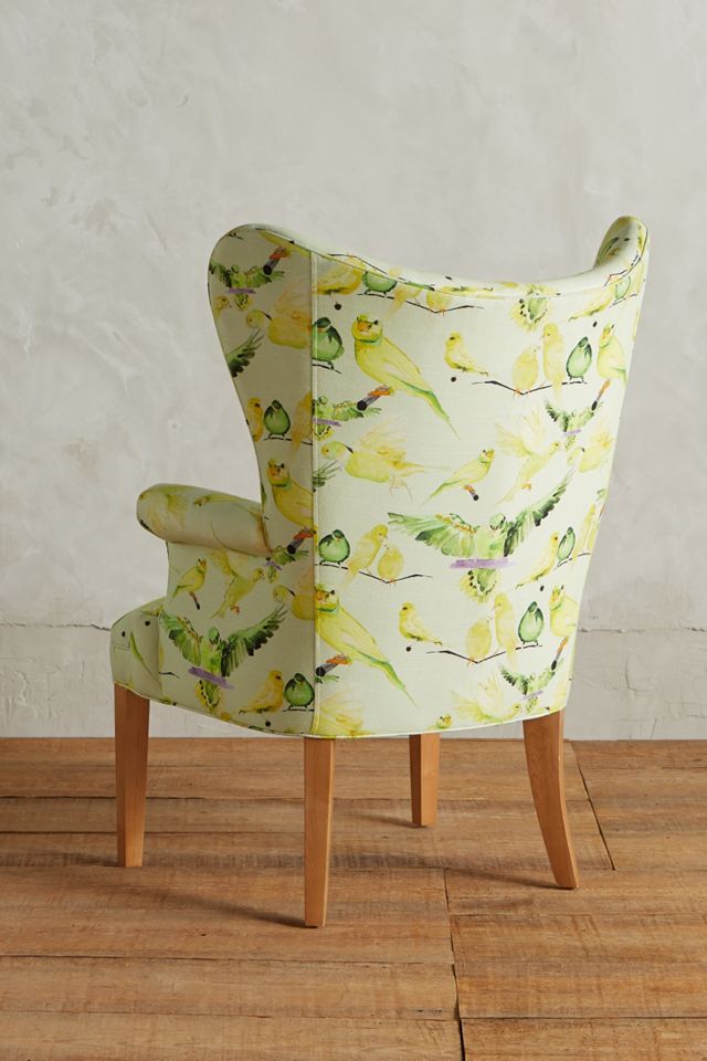 Birds Wingback Chair #4