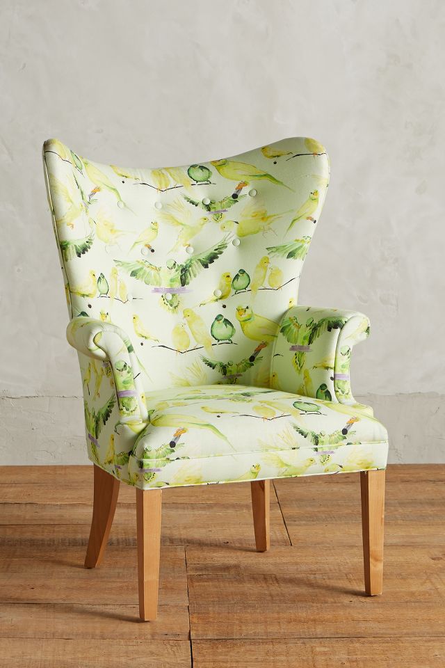 Anthropologie wingback deals chair