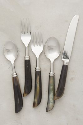 Natural Horn Flatware