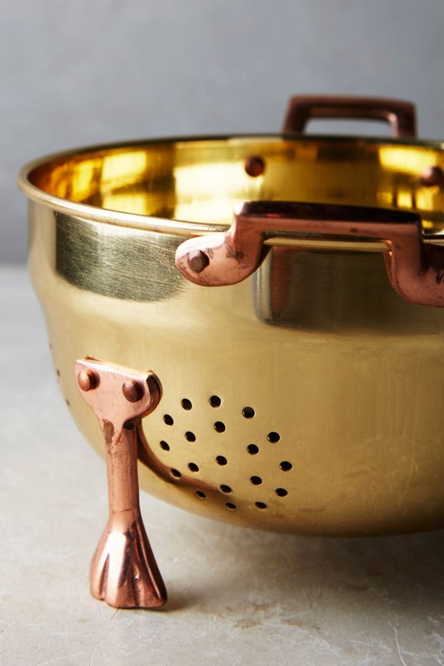 Copper-Plated Colander #1