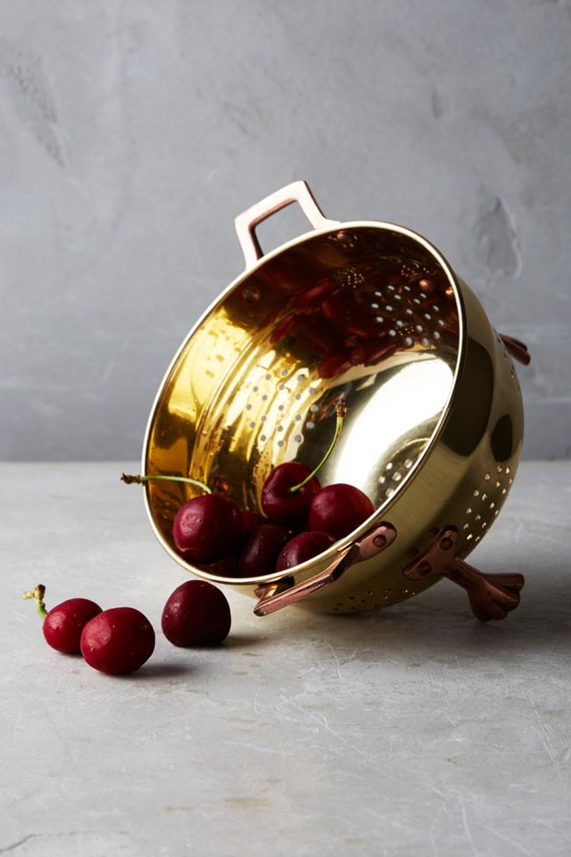 Copper-Plated Colander