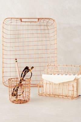 Copper Lattice Desk Collection