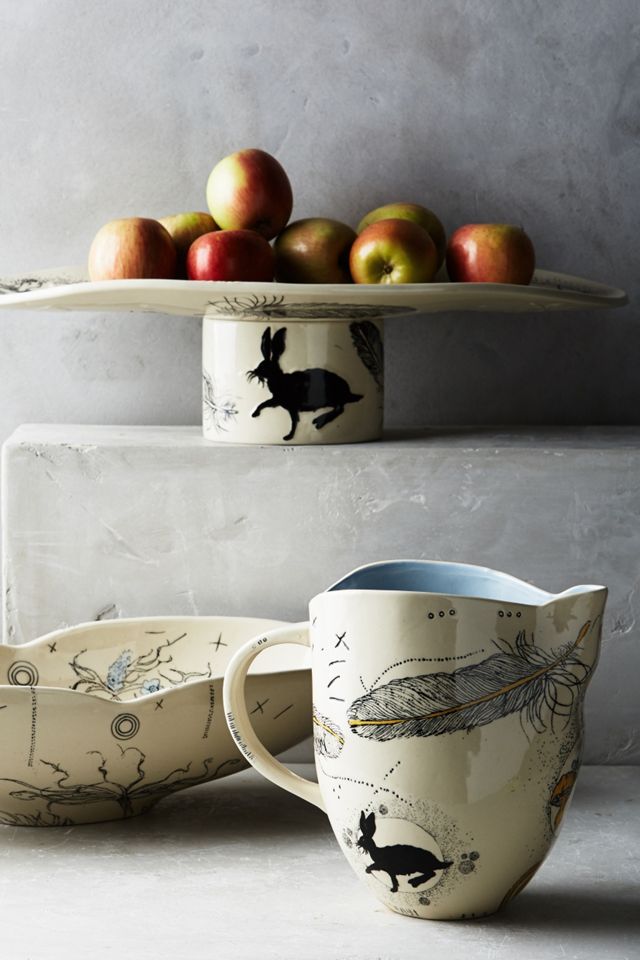 Sketched Silhouette Pasta Bowl #1