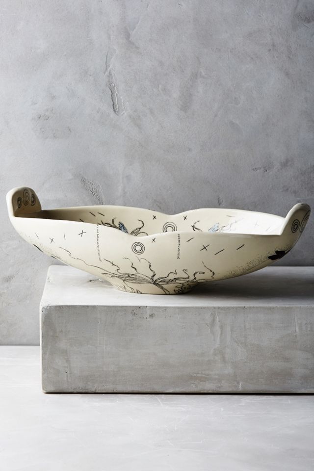 Sketched Silhouette Pasta Bowl #2