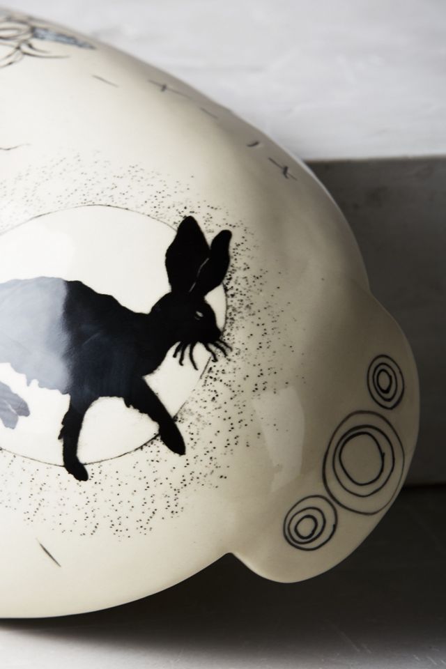 Sketched Silhouette Pasta Bowl #4