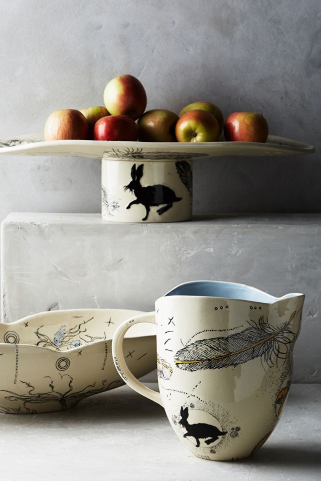 Sketched Silhouette Pasta Bowl #5