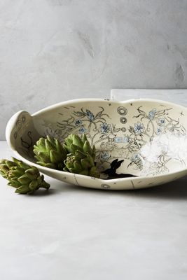 Sketched Silhouette Pasta Bowl