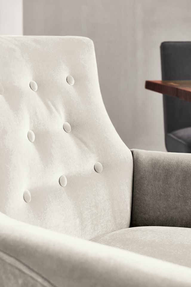 Slub Velvet Abner Armchair #4