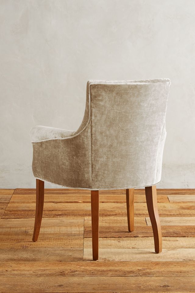 Slub Velvet Abner Armchair #1