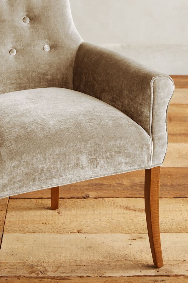 Slub Velvet Abner Armchair #2