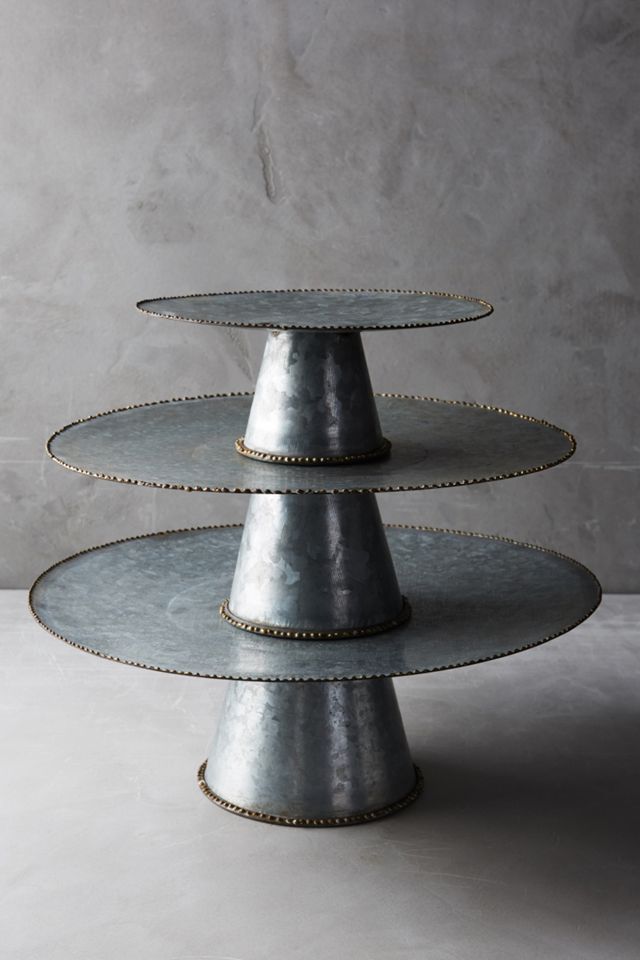 Galvanized Cake Stands #2