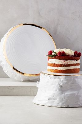 Cast Trunk Cake Stand
