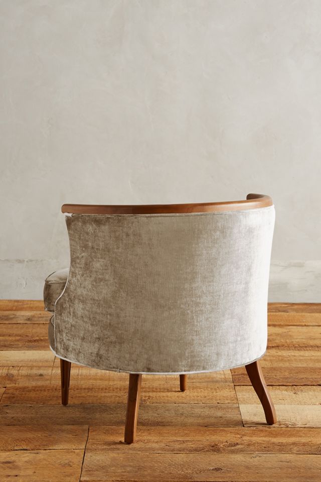 Slub Velvet Bixby Chair #1