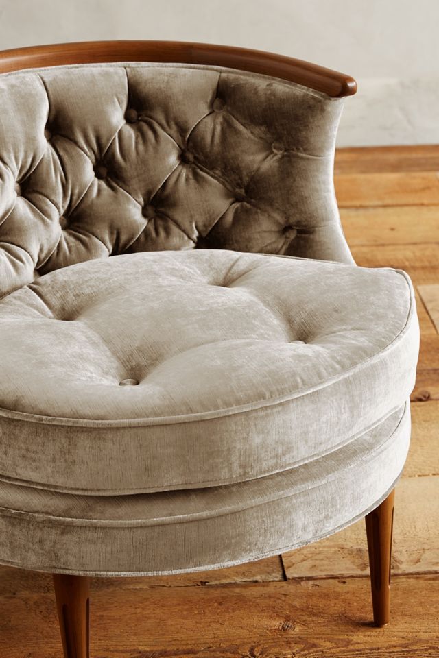 Slub Velvet Bixby Chair #2