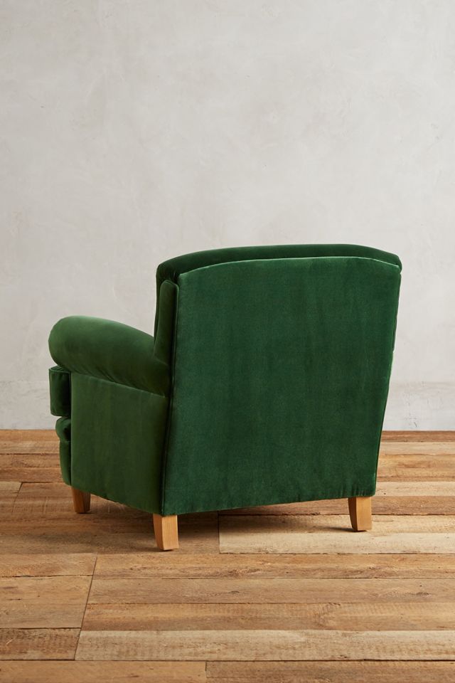 Velvet Kimmeridge Armchair #1