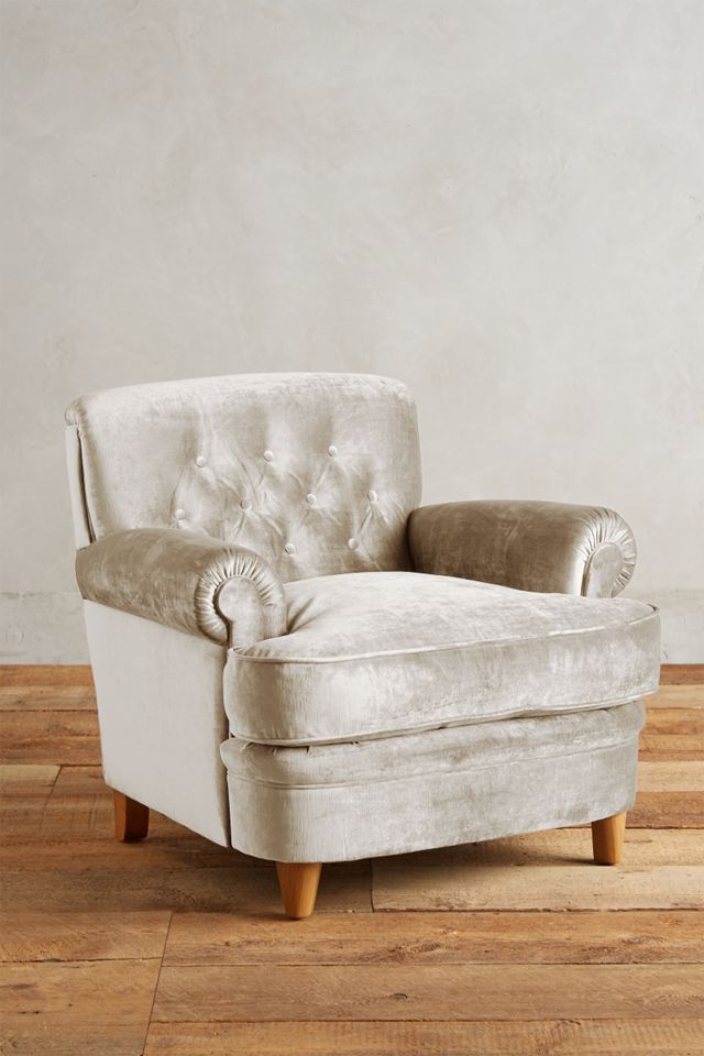 Slub Velvet Kimmeridge Armchair