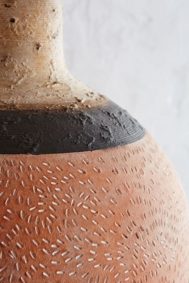 Handpainted Earthenware Lamp Ensemble #2