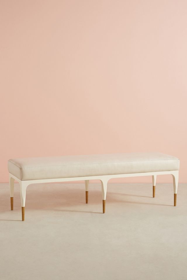 Heathcote Brass-Tipped Bench #1