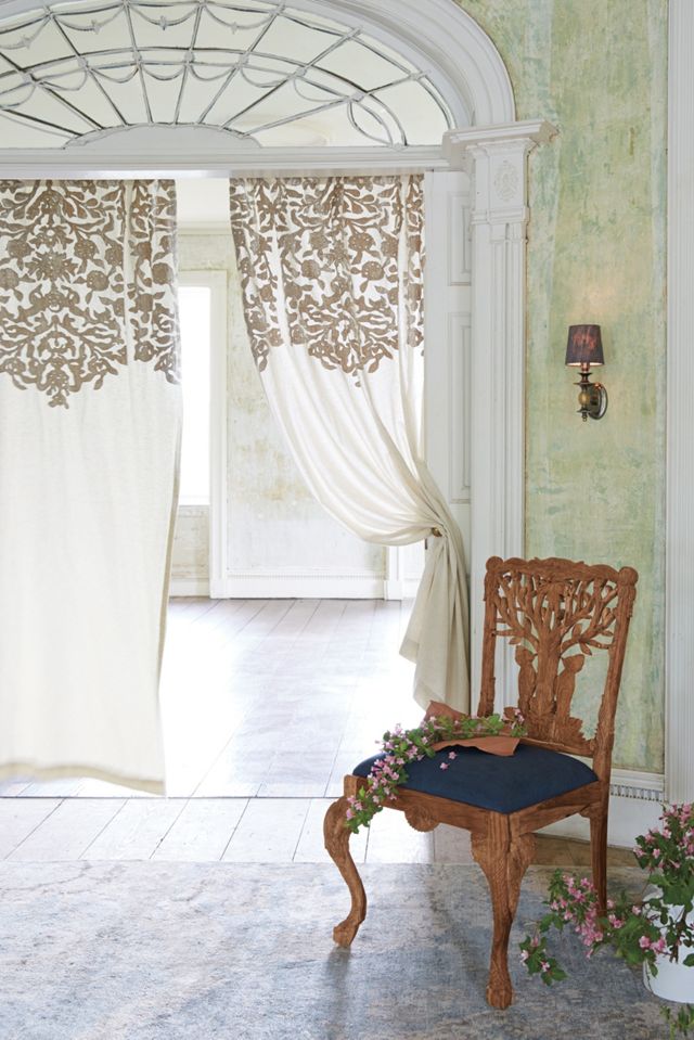 Vining Velvet Curtain #2