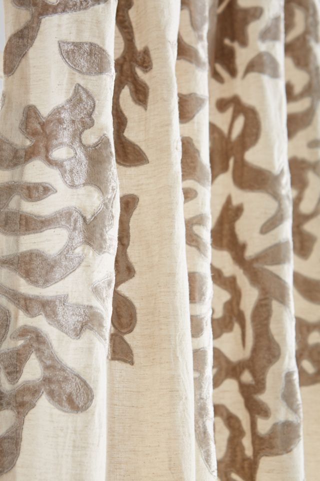 Vining Velvet Curtain #1