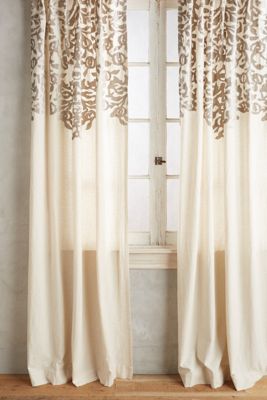 Vining Velvet Curtain