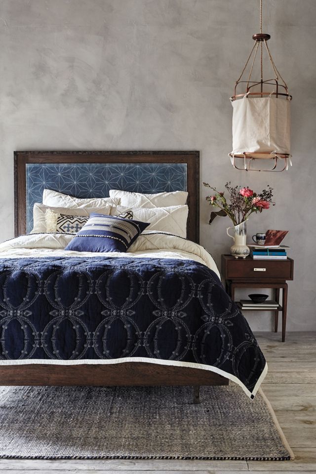 Hooped Linen Chandelier #1