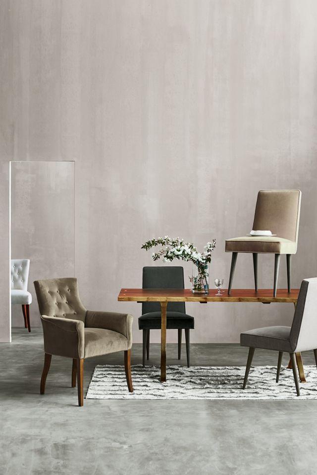 Slub Velvet Zolna Chair #3