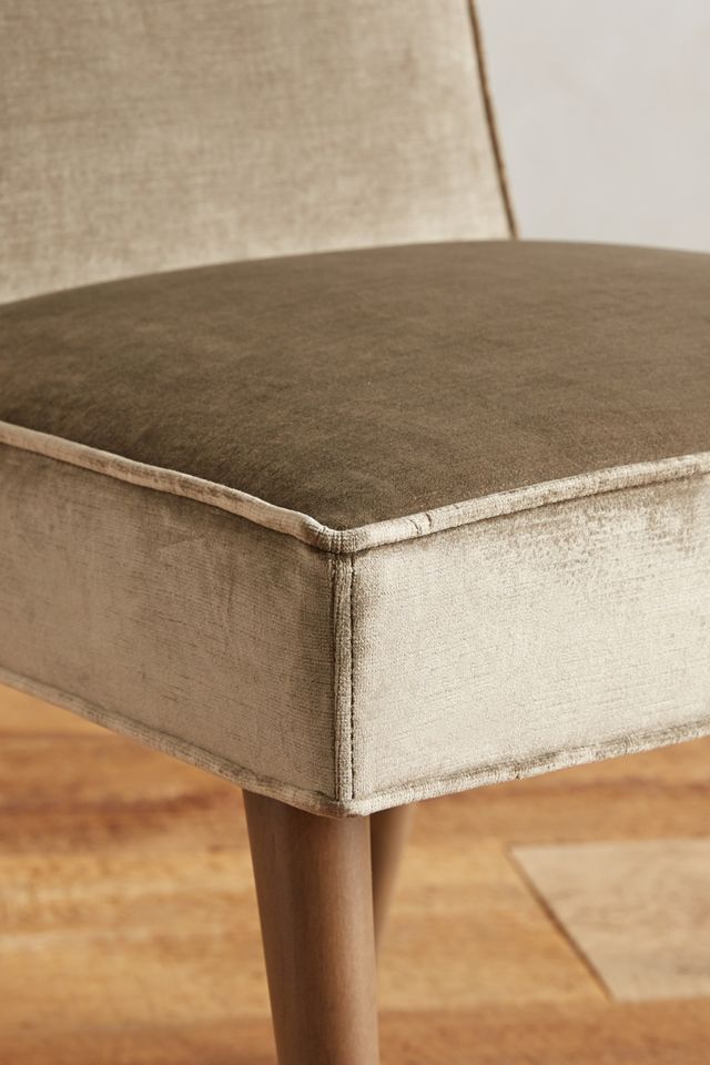 Slub Velvet Zolna Chair #2