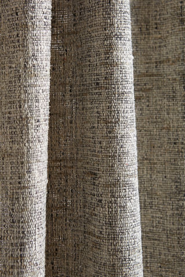 Slubbed Silk Curtain #1