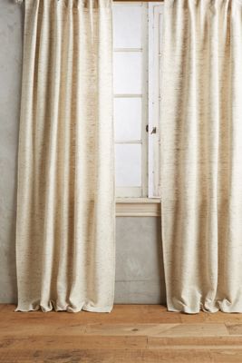 Slubbed Silk Curtain