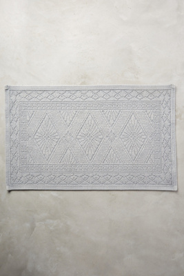 Anthropologie Misona Bath Mat By  In Grey Size S