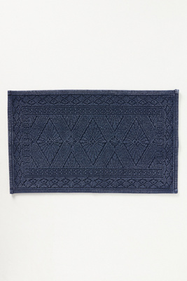 Misona Stonewashed Cotton Bath Mat-Small