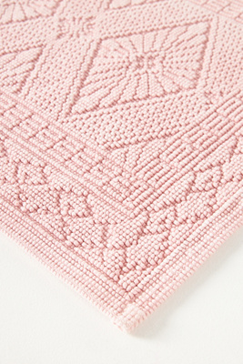 Anthropologie Misona Bath Mat By  In Orange Size 21 X 34