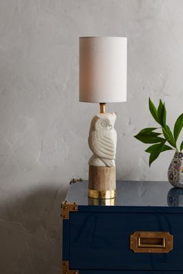 Sculpted Perch Table Lamp Ensemble
