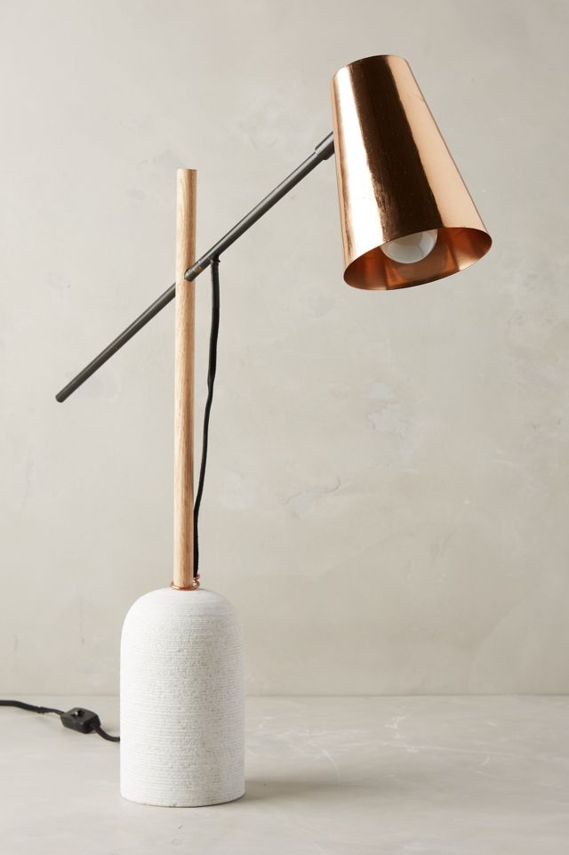 Modern copper hot sale table lamp