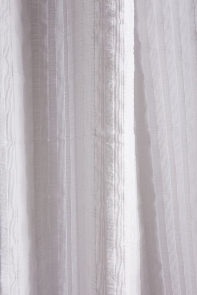 Covington Ribbed Shower Curtain #1