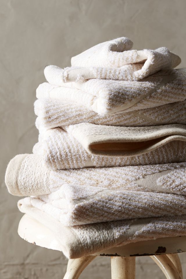 Woven Chevron Towel Collection #2