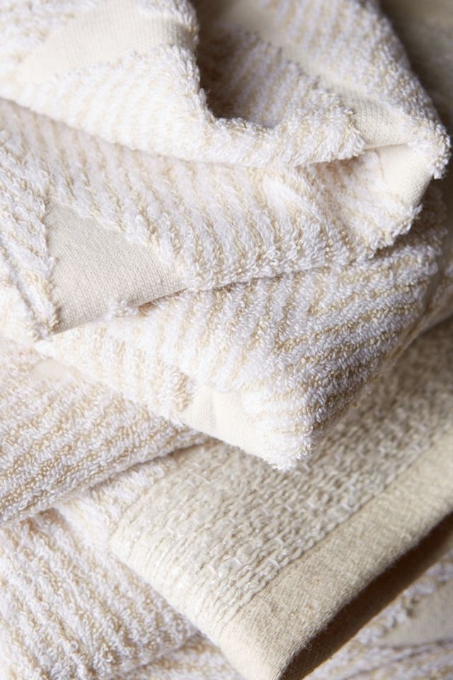 Woven Chevron Towel Collection #3