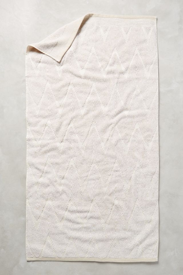 Woven Chevron Towel Collection