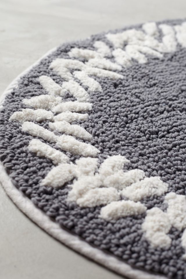 Tufted Border Bath Mat #1