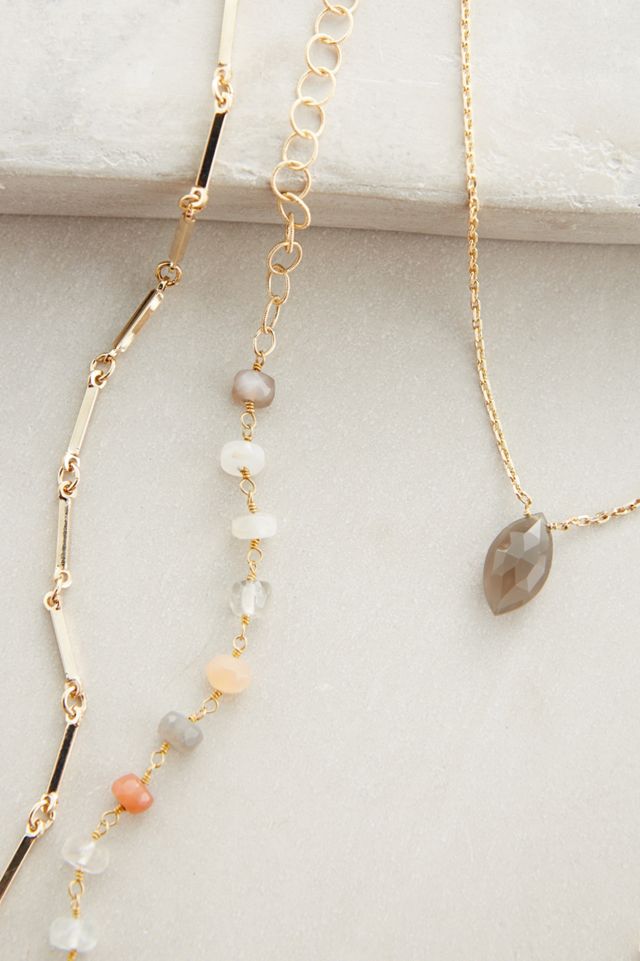 Marquis Layered Necklace #1