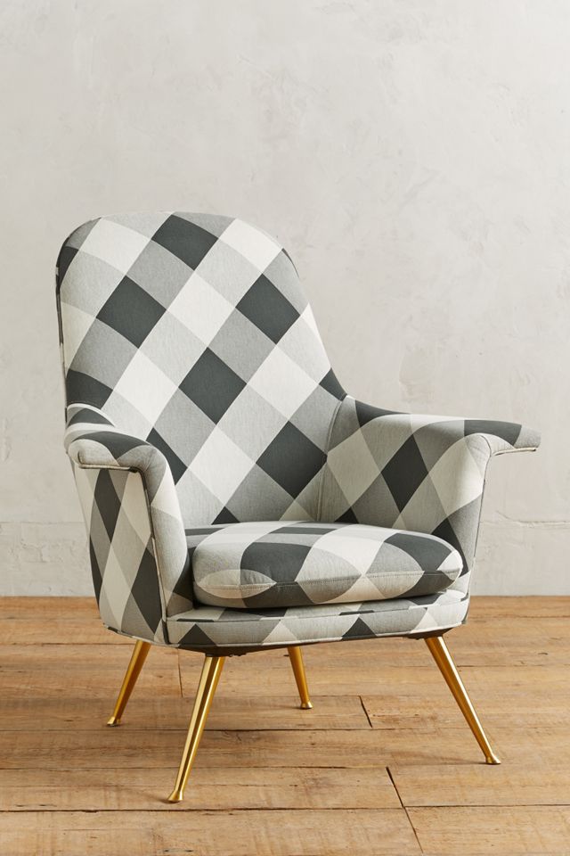 Buffalo Check Kimball Chair #1