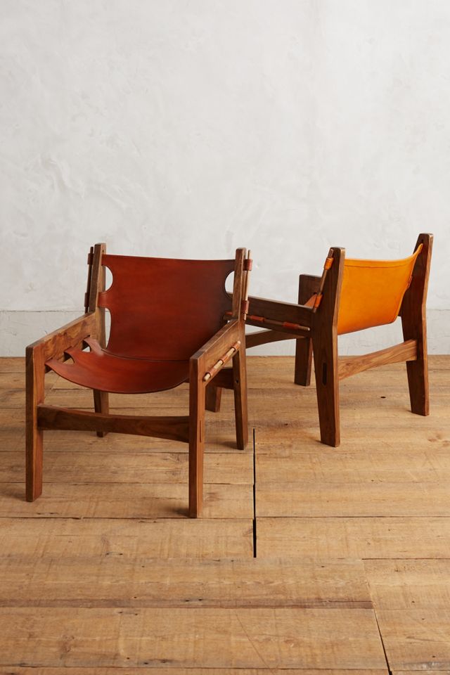Leather Sling Chair  #3