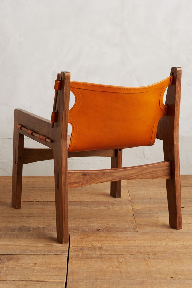 Leather Sling Chair  #1