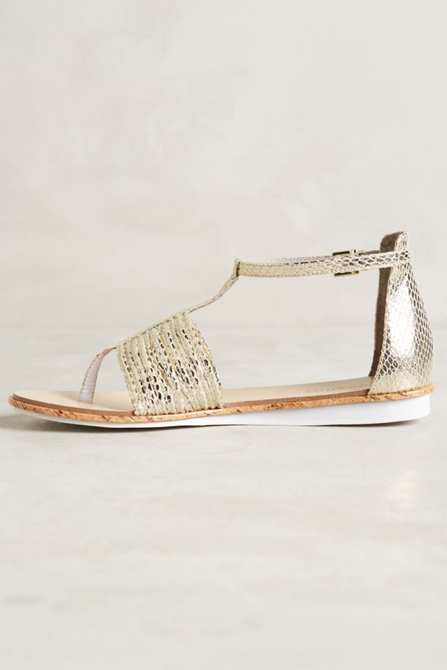 Farylrobin Marly Metallic T-Straps #4