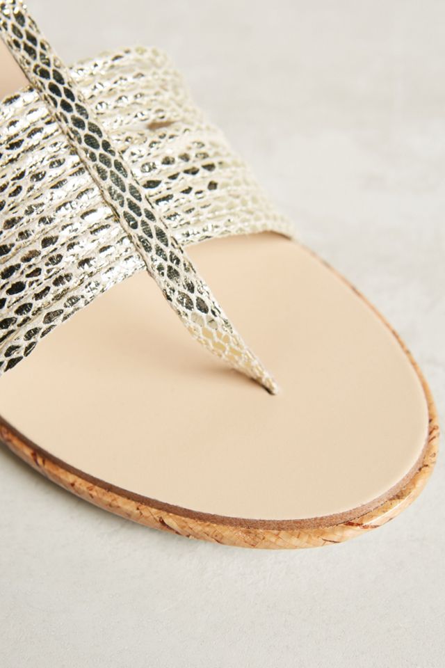 Farylrobin Marly Metallic T-Straps #5