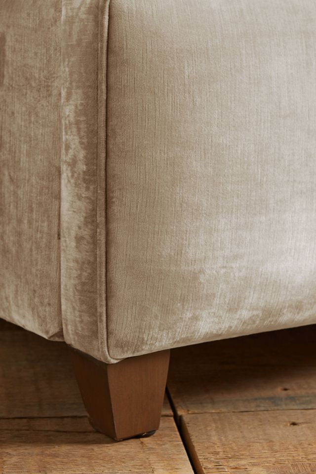 Slub Velvet Tufted Lena Bed #4
