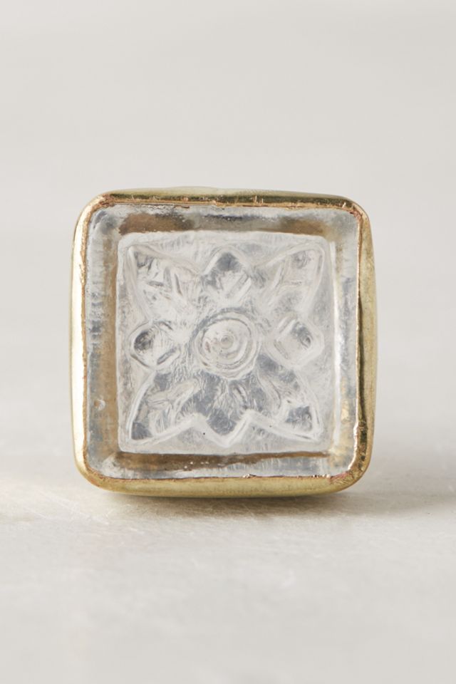 Pressed Glass Knob #3