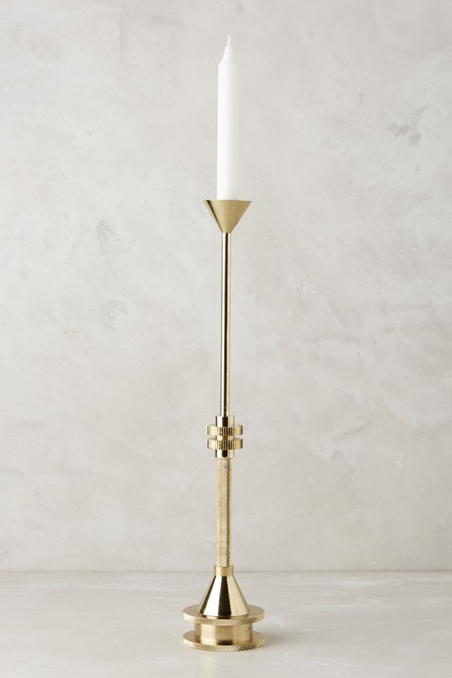 Brass Cog Candle Holder #2