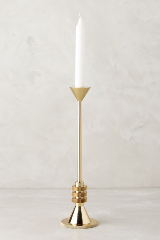 Brass Cog Candle Holder #3